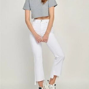 NWT High Waisted White Jeans Size 28